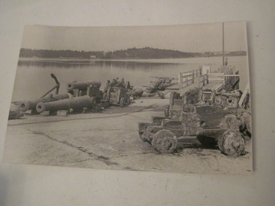 VANHA Postikortti Kotka 1950-l Alkup.Mallikappale