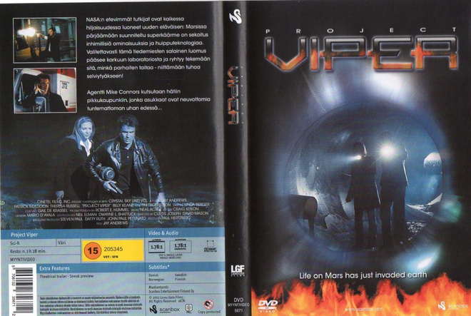 Project viper	(26 467)	k	-FI-	DVD	suomik.		theresa russell	2