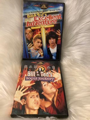 2 X BILL & TED'S  (Excellent Adventure & Bogus Journey)