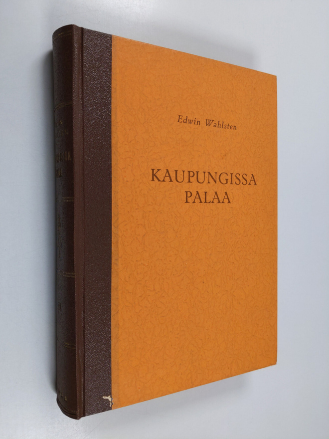 Edwin Wahlsten : Kaupungissa palaa : tulentorjujain työma...