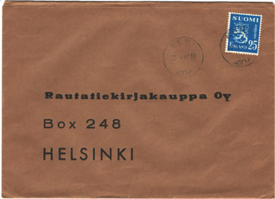 POSTILÄHETYS KEMI
