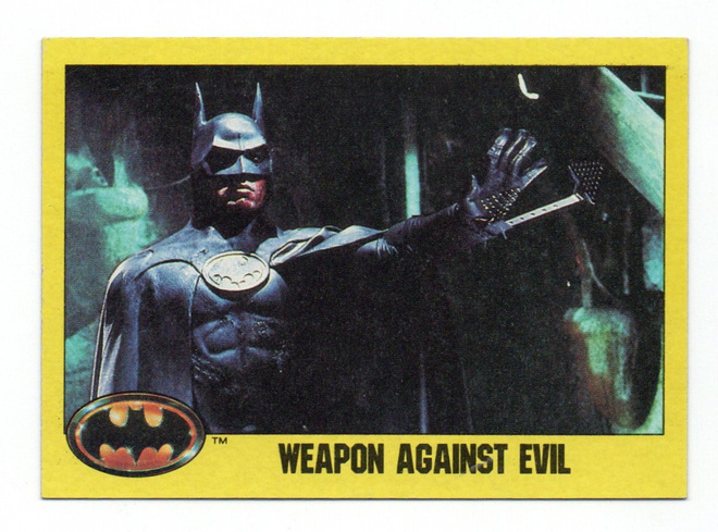Purkkakuva BATMAN n:o 215 1989 WEAPON AGAINST EVIL.