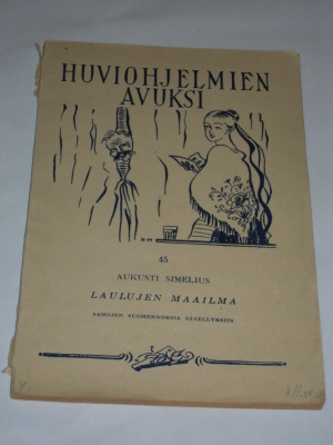 Aukusti Simelius : Laulujen maailma — sanojen suomennoksia s