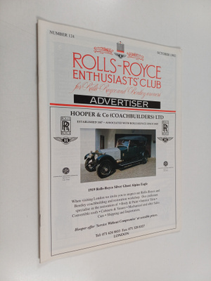 Rolls-Royce enthusiasts' club for Rolls-Royce and Bentley...