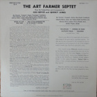 THE ART FARMER SEPTET - LP - pikkukuva 2