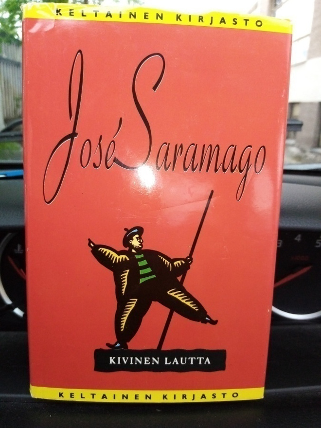 Saramago :  Kivinen lautta ( SIS POSTIKULU)