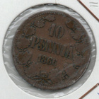 10 penniä 1866 - pikkukuva 1