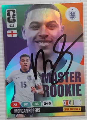 Morgan Rogers Englanti signed