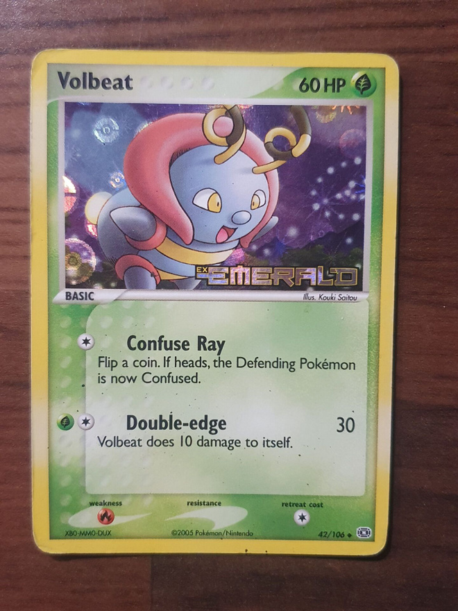 Pokemon Volbeat 42/106 Holo Stamped