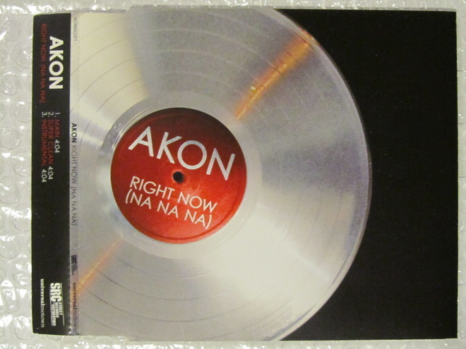 Akon • Right Now (Na Na Na) PROMO CD Maxi-Single
