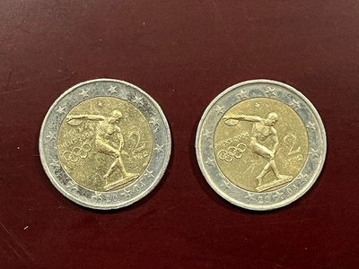 2 euro Kiekonheittäjä