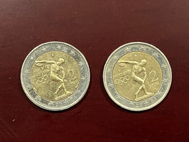 2 euro Kiekonheittäjä