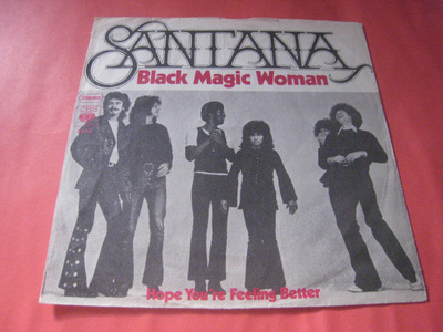 Santana, single Black Magic Woman (pelkät kannet)