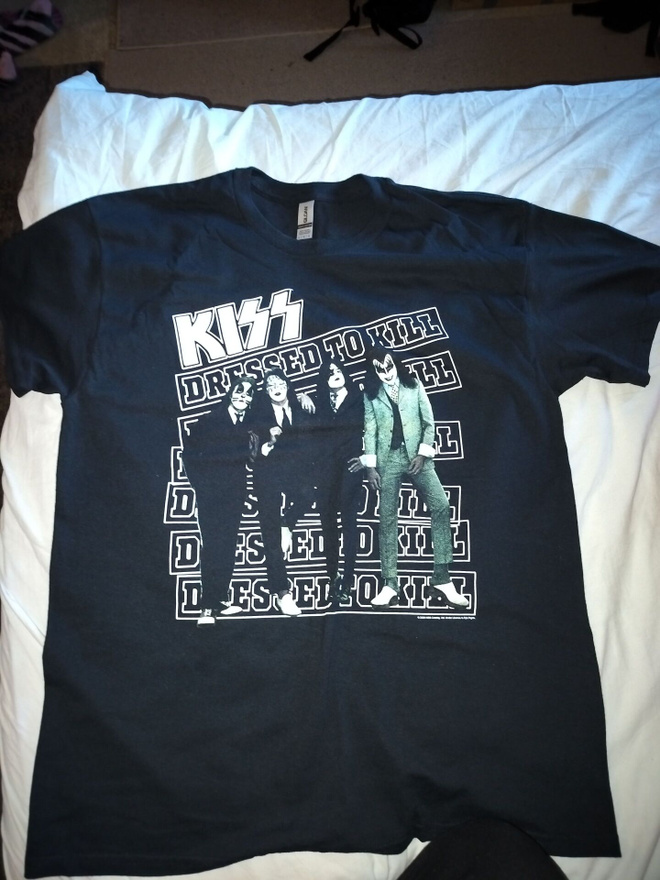 Kiss Dressed to kill t-paita käyttämätön