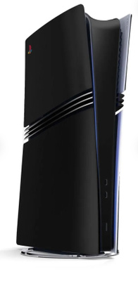 PS5 Pro mustat kuoret