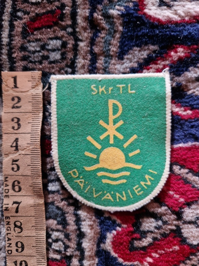 PäiväNiemi vintage kangasmerkki