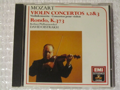 David Oistrakh • Mozart • Violin Concertos 1,2 & 3 CD