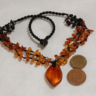 Erilainen Meripihka kaulakoru Baltic Amber itämeren - pikkukuva 3