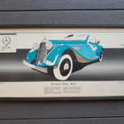 Mercedes-Benz 290/320 Vintage Taulu 45,5 x 25,5 cm - pikkukuva 1