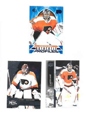 3 X CARTER HART (mv) FLYERS - 1 erkkari=AUTHENTIC PROFILES