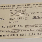 Beatles Jenkki- purkkakortti Hellas - pikkukuva 2