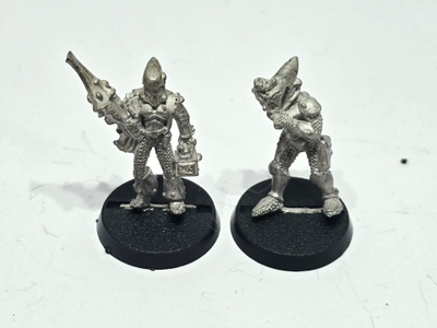 WH40K - 2kpl Eldar D-Cannon Crew (1987) [S272]