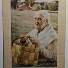 Albert Edelfelt: Vanha nainen pärekoppa sylissään, p. 1930 - pikkukuva 1