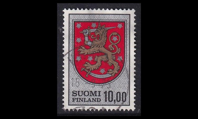 743y o Vaakuna 10 mk y-paperi (1974)