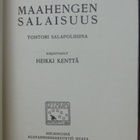 Heikki Kenttä: Maahengen salaisuus, Otava 1915. 110 s - pikkukuva 4