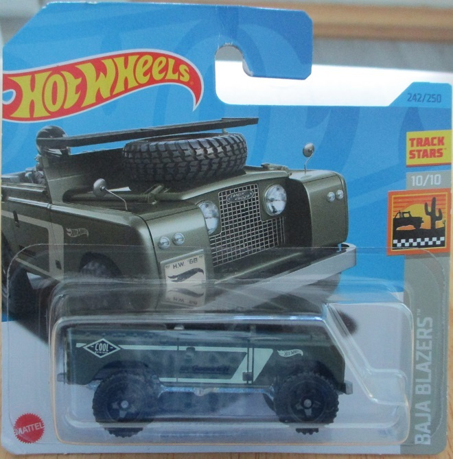Land-Rover Series II (88"=Short) Green 1968 Hot Wheels 1:64