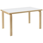 ARTEK Aalto 80B Lasten Pöytä Suorakulmainen 60x100 cm - pikkukuva 1