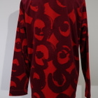 MARIMEKKO MIKA PIIRAINEN KAJAVA VELOUR JAKKU KOKO M - pikkukuva 3