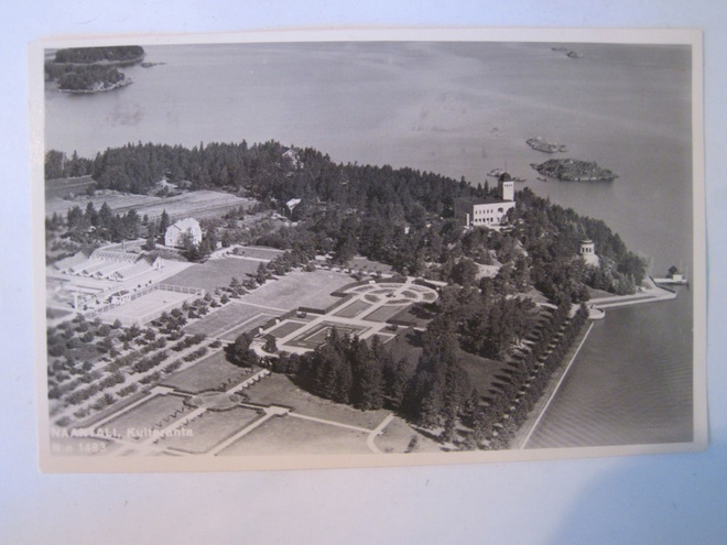 VANHA Postikortti Naantali 1938 Karhumäki