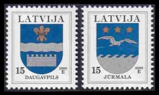 Latvia 521-2_I ** Käyttösarja Vaakuna -00 (2000)