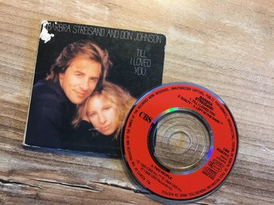 Barbra Streisand Don Johnson mini CD single 1988