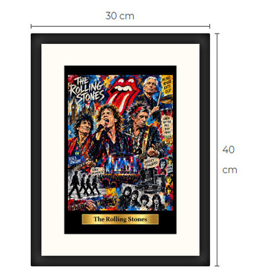 Uusi The Rolling Stones art print Limited Edition