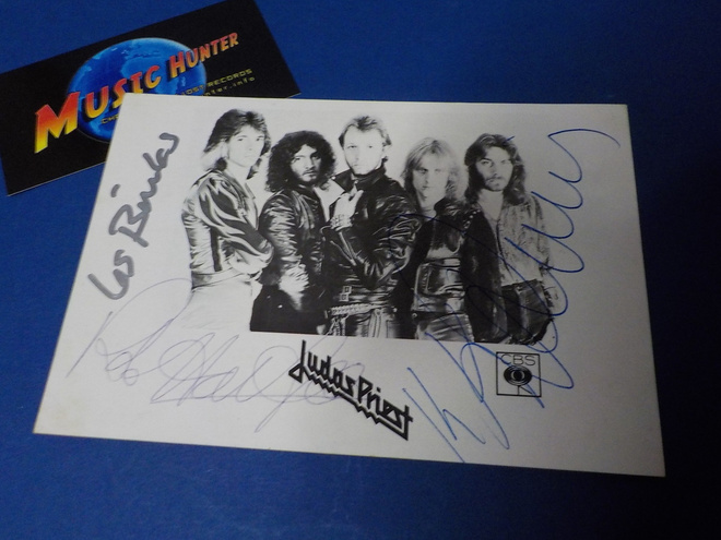 JUDAS PRIEST PROMOKORTTI KOLMELLA NIMMARILLA
