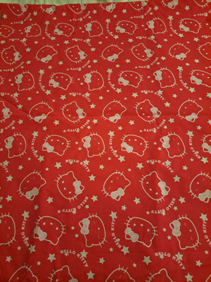 Hello Kitty puuvillakangas 670x150cm