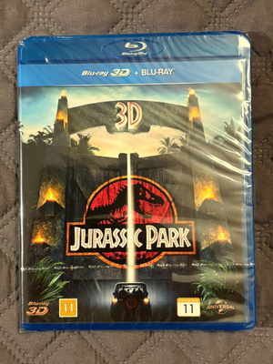 Jurassic Park (1993) 3D Blu-Ray + Blu-Ray *UUSI*