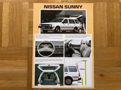 Esite Nissan Sunny B11 farmari
