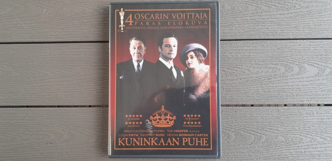 DVD: Kuninkaan Puhe (Colin Firth, Geoffrey Rush 2010)
