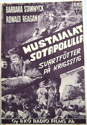 Elokuvajuliste: Mustajalat sotapolulla (Ronald Reagan)