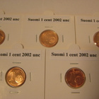 Suomi 1 cent 2002 unc 5 kpl - pikkukuva 1