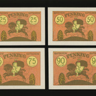 Itävalta Notgeld 25, 50, 75, 90 Heller, Penking 1. painos - pikkukuva 1