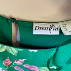 DRESS IN smaragdin vihreä kukka tunika 44(40) - pikkukuva 2