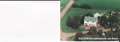 Jomala, Möckelby, Solhem , ilmakuvakortti,     b618