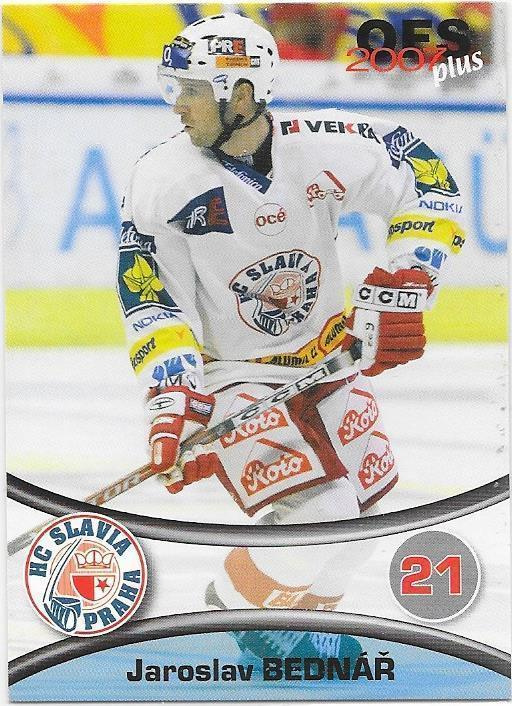 2006-07 OFS Plus #288 Jaroslav Bednar Slavia Praha JYP HIFK
