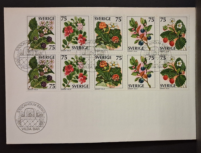 Ruotsi - Fa-H301 (1011-1015) FDC - 1977