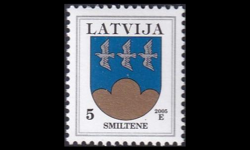 Latvia 541A_III ** Käyttösarja Vaakuna 5 S -05 (2001)