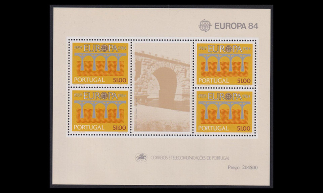 Portugali 1630BL43 ** Europa (1984)
